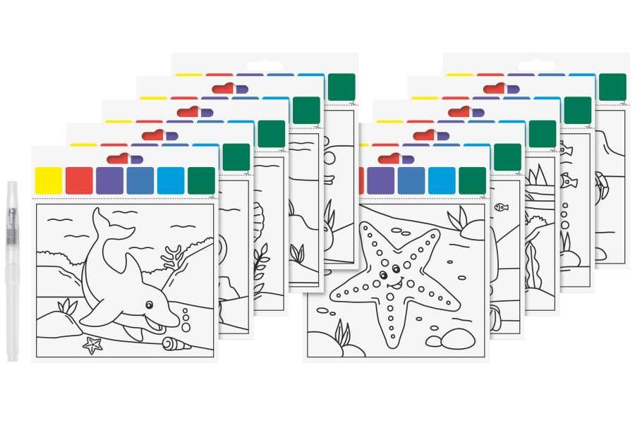 Omalovánky Heyda Vodní svět - ilustrace